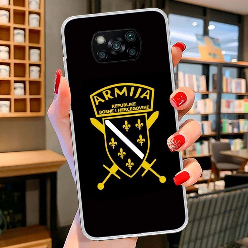 Bosnia And Herzegovina Flag Cover Phone Case For Xiaomi Poco F7 Ultra X7 X6 X5 Pro M7 Redmi 15C 15 13C 13 12C 12 10C 10 9A 9C 9T