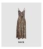 Summer 2026 Women's Leopard Print Deep V-neck Camisole Dress