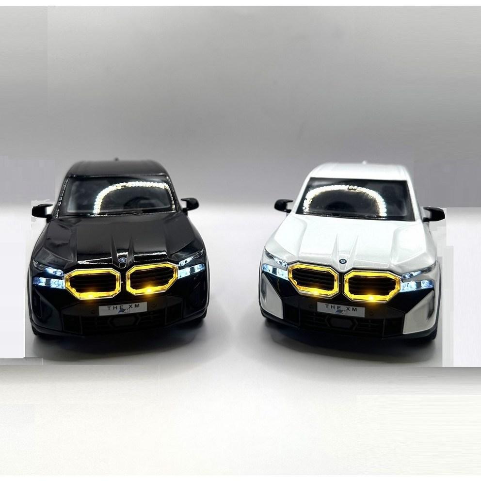 BMW XM SUV 1:Modellino di Auto in Metallo pressofuso Scala 1:24, Nero