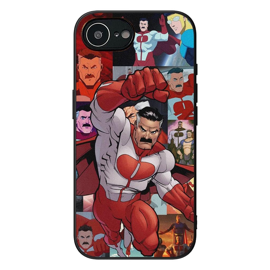 Omnis I-Invincibles Man OmniMan Casing Phone Cover for Xiaomi Redmi Note 12 10 11 9 8 Pro 10C 12C 9T 9A Note11 Note12 5G 4G Case