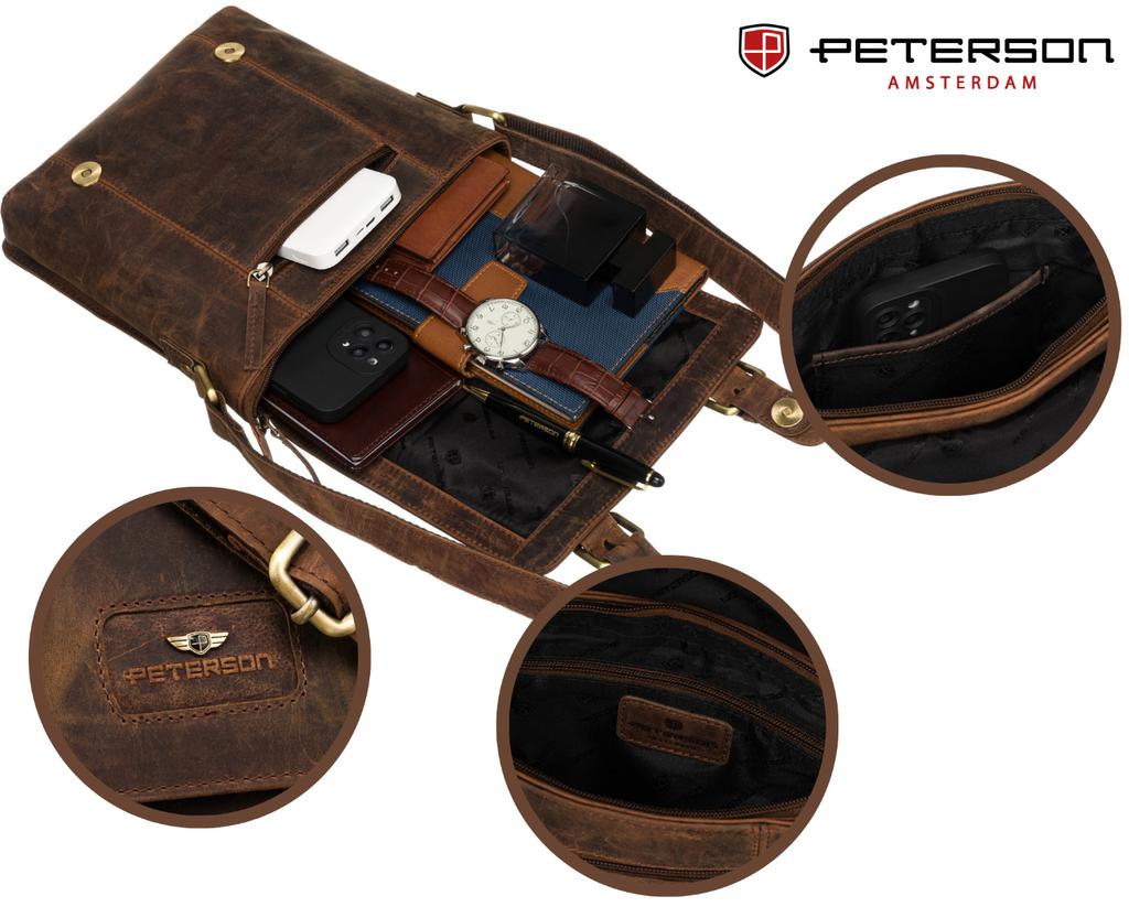 PTN 996-M-NSH-4901 TAN Ledertasche