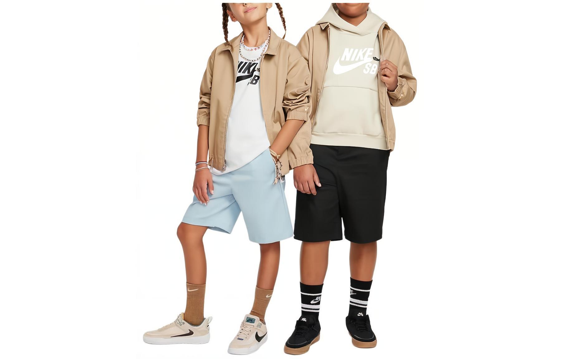 Nike Jackets & Coats Khaki/Light Rosewood Umber Kids  FN9214-247 S