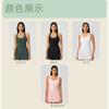 Womens Athletic Dress With Built-in Bra Support Pleated Skirt Yoga Tennis Gym Workout Sportswear