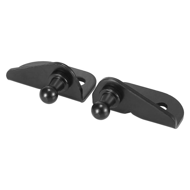 X Autohaux 1 Set Car Ball Studs Mounting Brackets for Gas Struts Shocks with Screws 47x43x24mm