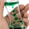 Double Colors Oil Hourglass Timer Creative Acrylic Floating Motion Bubble Timer Descending Sensory Bubble Movement Sensory Toys