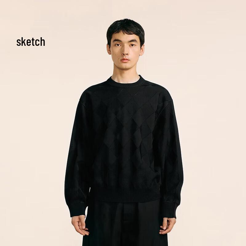 

SUPIN Men s Casual Baseball Collar Knit Sweater S