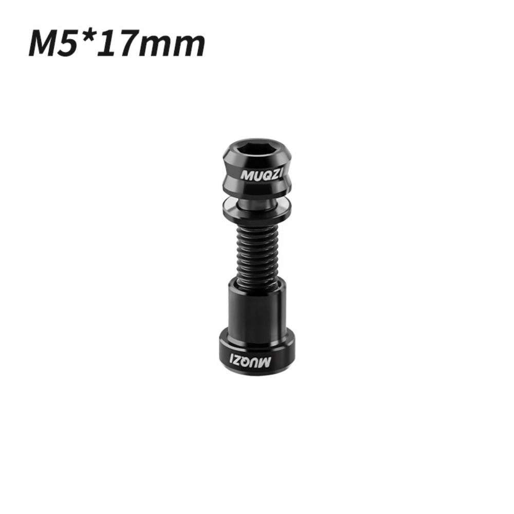 Titanium Bolt M5x17mm M5x19mm Bicycle Nut Titanium Alloy Stem Bolts MTB Road BMX Folding Bike Screw Accessories