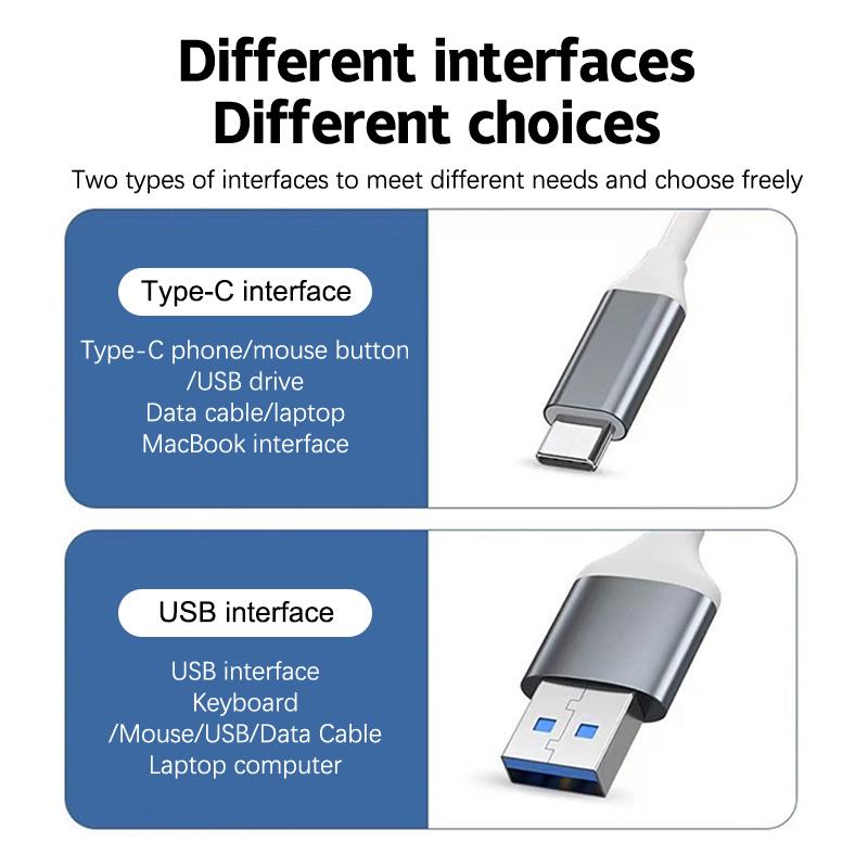 4Port Usb 3.0 Hub Usb Hub High Speed Type C Splitter 5Gbps For Pc Computer Accessories Multiport Hub 4 Usb 3.0 2.0 Ports