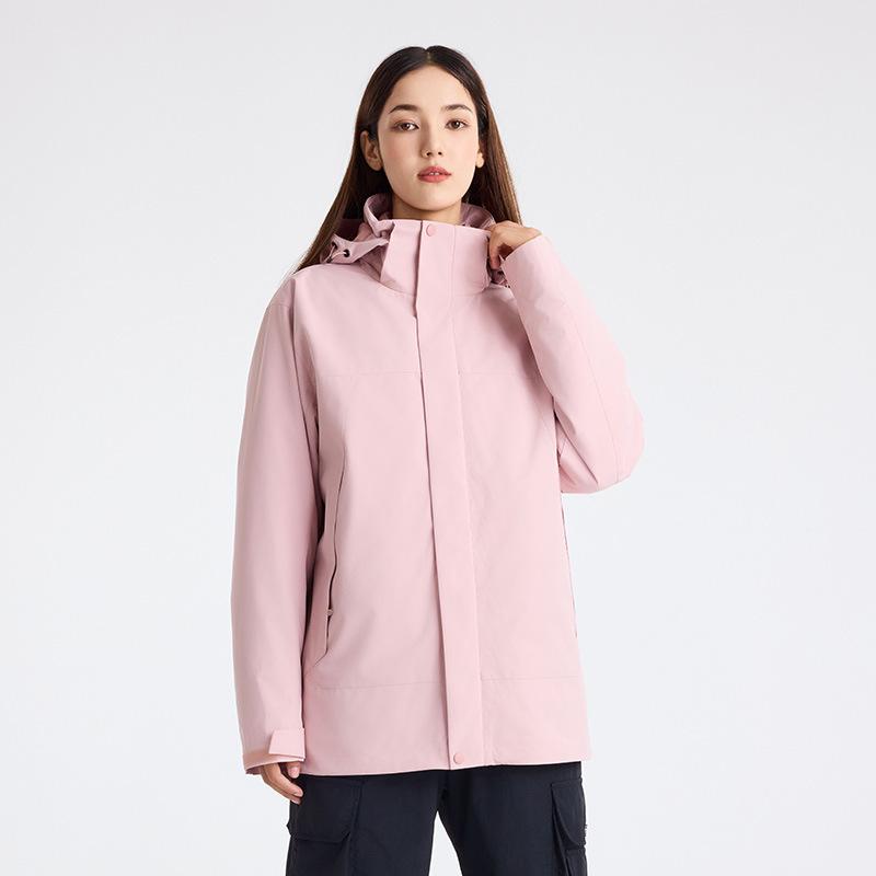 Down Jacket Three-in-one, Men's and Women's Pass Code Waterproof Women's Jacket