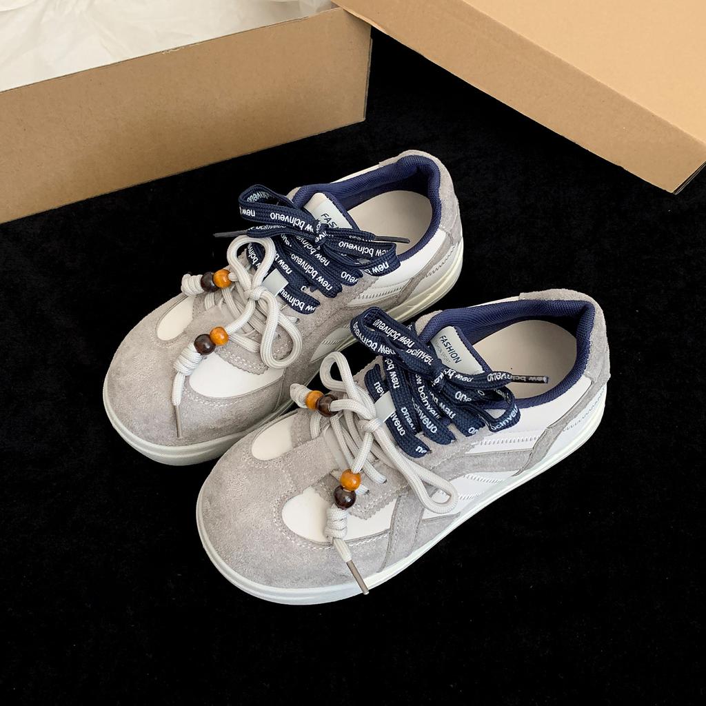 Queen Fan Retro Casual Platform Training Shoes Women's 2025 New Autumn Skirt Versatile Low-top Sports Shoes