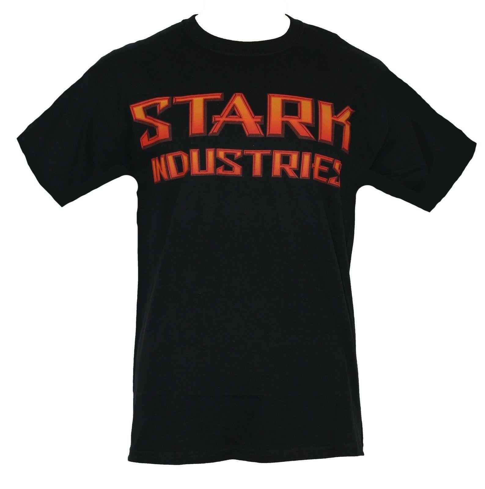 

Iron ManMarvel Comics Unisex T-shirt Stark Industries Simple Logo