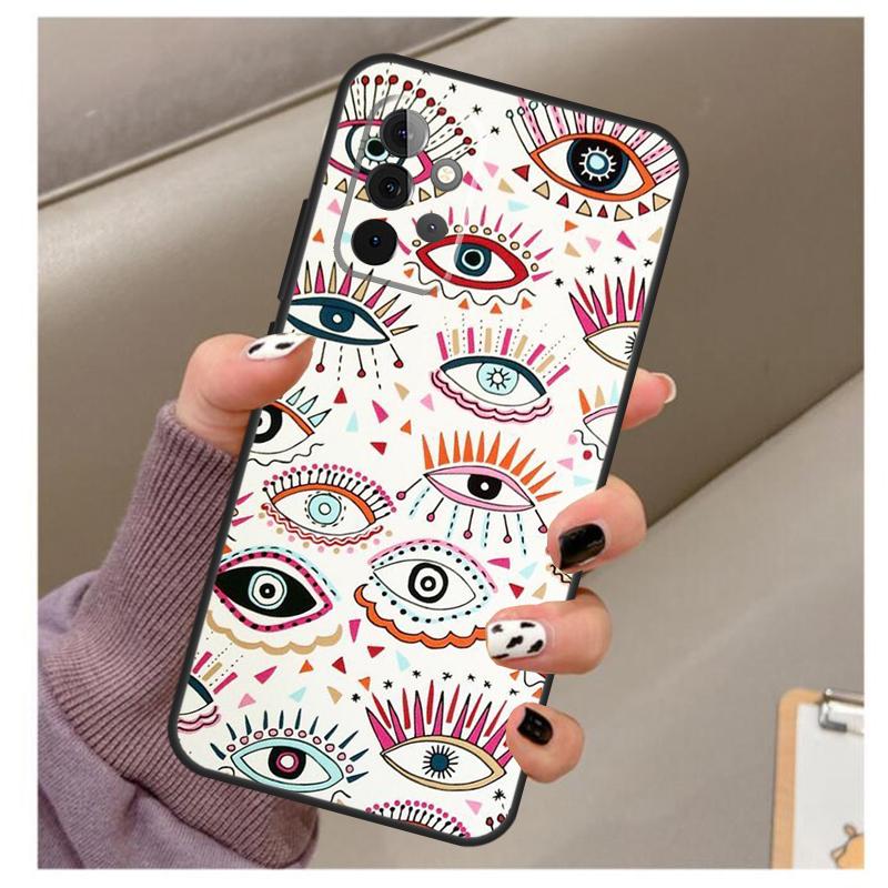 Lucky Eye Blue Evil Eye Print Case For Samsung Galaxy A32 A52 A12 A22 A16 A26 A36 A56 A06 A55 A35 A15 A54 A34 A14 A13 A53