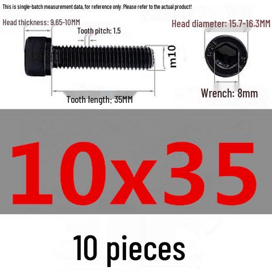 High-Strength Grade 12.9 Internal Hex Head Screws M1.4-M20