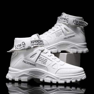 Trendy Herren Kurze Stiefel Herbst Winter Modische Leichte Bequeme Anti Rutsch Flache Schuhe Basketball Sport Freizeitschuhe