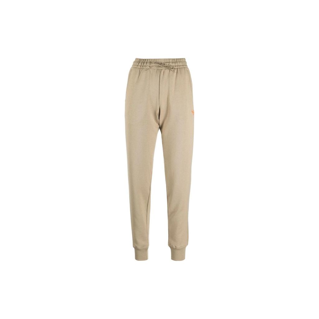 Y-3 FW22 Logo Print Solid Color Sports Pants Women pants Khaki HT4727