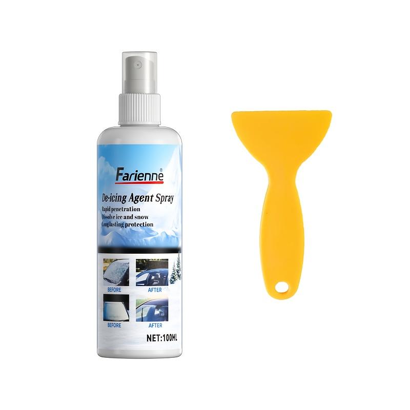 

100ML Multi-Purpose Snow Ice Remover Spray, Quick Thawing, Long-Lasting Protection, Ideal for Cars, Windows, Exhausts & Keyholes