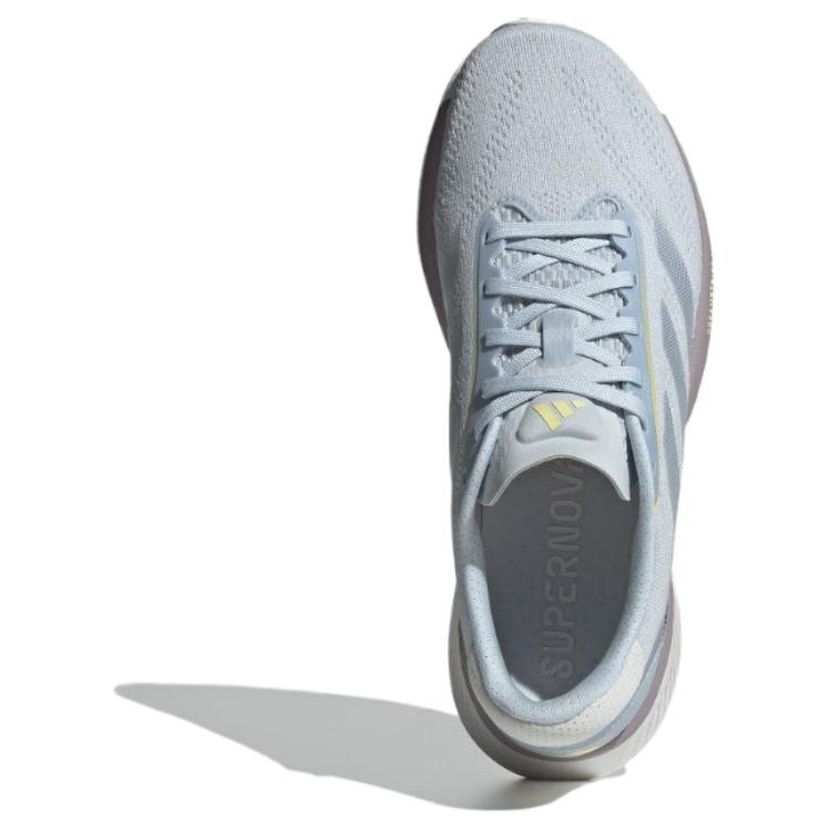 New Adidas Supernova Eterno Cushioning Wear Resistant Low Top Casual Running Shoes Women's Gray Blue IH0442