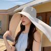 Women's Summer Full Face UV Protection Sun Hat with Shawl