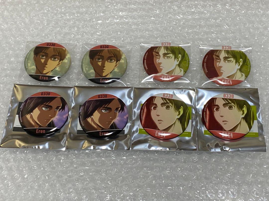 

[USED] Attack on Titan Amnibus Can Badge Eren