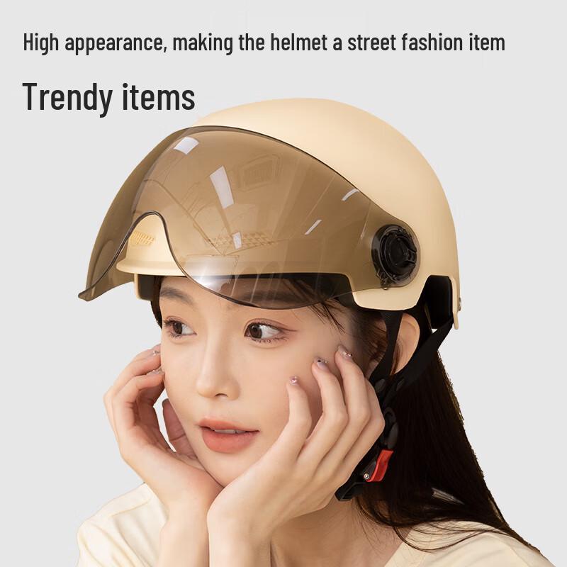 Certified Electric Motorcycle Safety Helmet for Men & Women, Gray, All-Season, Sun Protection