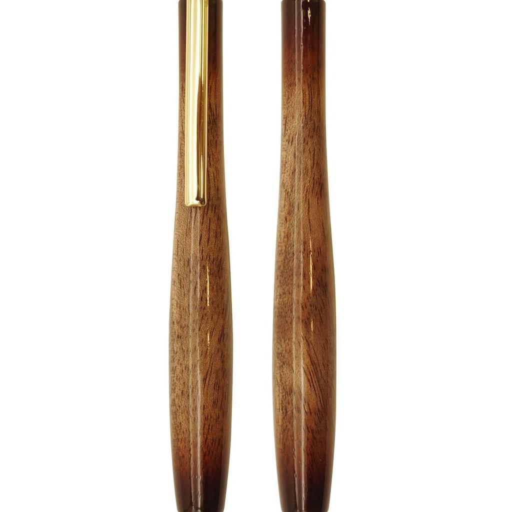 Shape Musical Instrument Paint Wooden Shaft Mechanical Knock Gift TGT202 Pencil, Type, 0.5mm [Walnut]