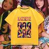Summer Essential KATSEYE Print T Shirt Youth Girls Short Sleeve Casual Top Stylish Streetwear Daily Travel Casual Kid Apparel