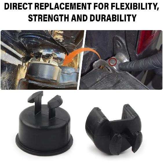 Lirun Tailgate Hinge Pivot Bushing Insert Kits for Dodge Ram 1500 2500 2003-2008, 55276077AB 55276076AD