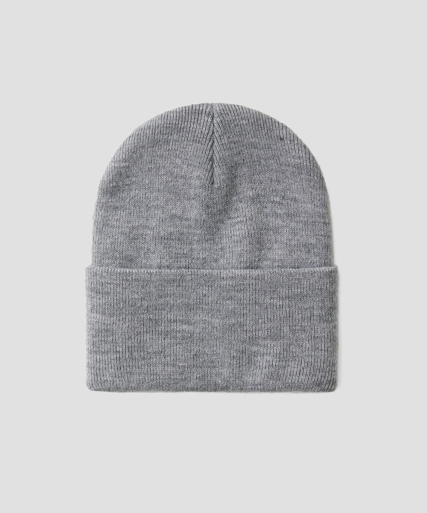 DICKIES Flag Tall Cuff Beanie Heather Gray