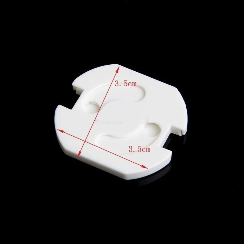 10Pcs EU Power Socket Electrical Outlet Baby Child Safety Guard Protection Anti Electric Shock Plugs Protector Rotate Cover