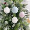 Xmas Decoration Macaron Foam Bauble Hanging Pendant Foam Christmas Balls For Home Decoration New Year Gift Gift Exchange