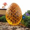 Dragon Egg Resin Silicone Mold with USB Powered Wooden Lighting Base Stand