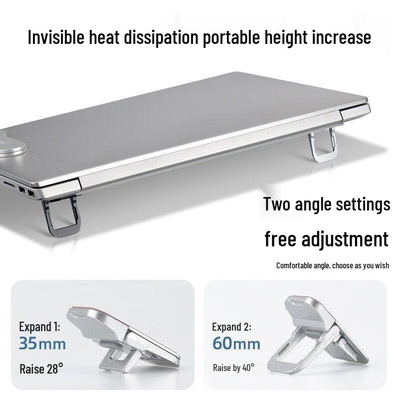 Mini Foldable Metal Laptop Stand & Cooling Riser