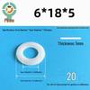 Thickened Nylon Plastic Flat Washer: Hard Plastic Gasket M2-M16
