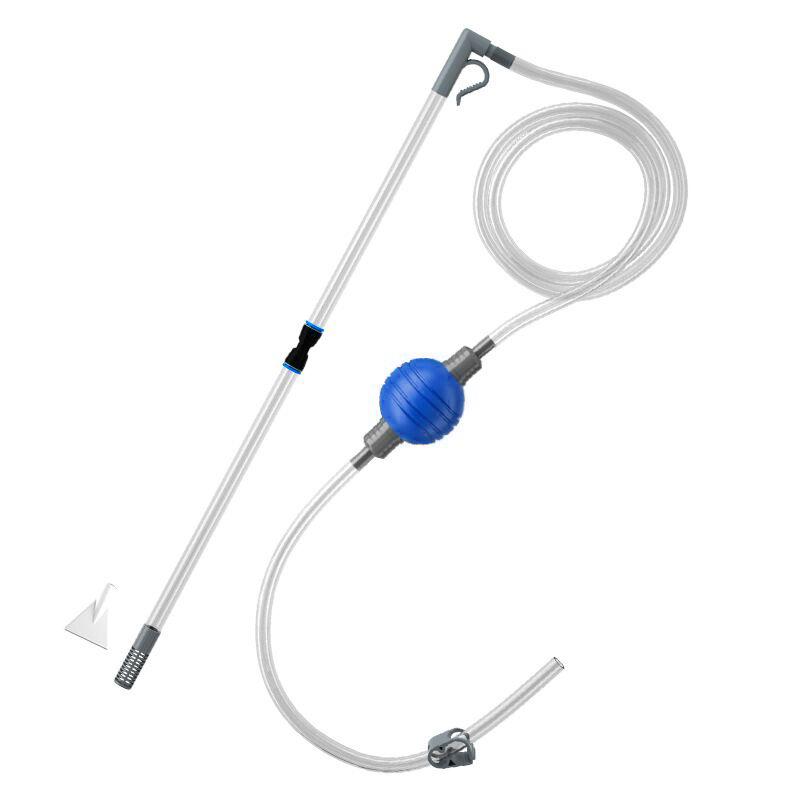 1PC-Aquarium Siphon Fish Tank Syphon Vacuum Cleaner Pump Semi-automatic Water Change Changer Gravel Water Filter Accessories
