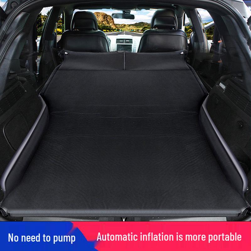 Self-Inflating SUV Travel Bed: Extended Car Trunk Sleeping Pad for Road Trips
