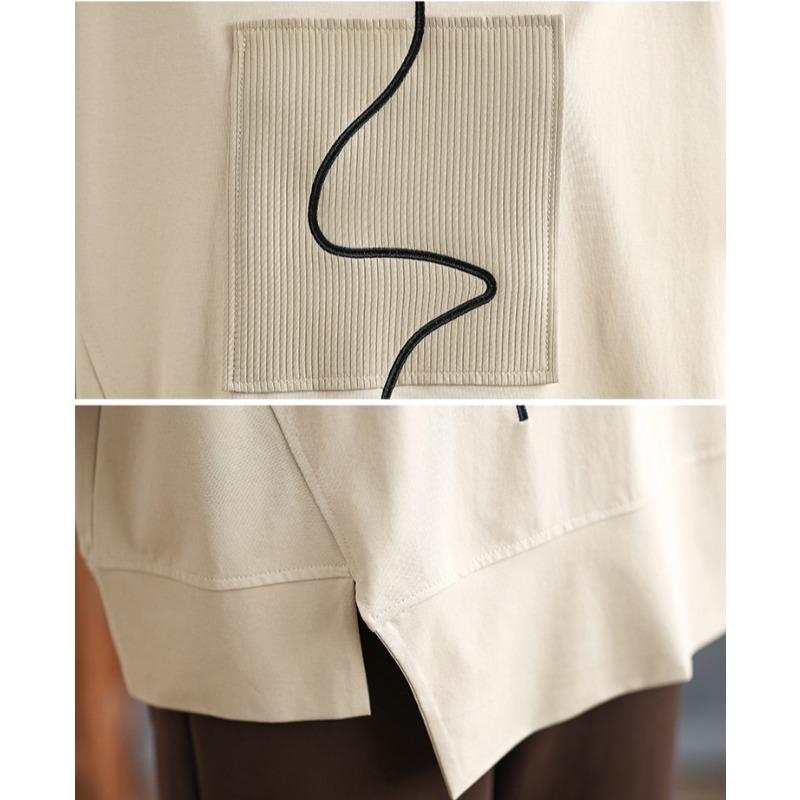 DIMANAF 2025 Summer Short T-Shirt Women Printing Plus Size Short Sleeve Loose Asymmetrical Tops Tees