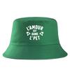 Französischer Slogan Bucket Hat Lustiger Buchstaben-Sonnenhut Unisex Harajuku-Stil Panama Neuer Sommer Outdoor Fischerhut Unisex Streetwear