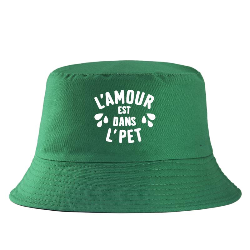 Französischer Slogan Bucket Hat Lustiger Buchstaben-Sonnenhut Unisex Harajuku-Stil Panama Neuer Sommer Outdoor Fischerhut Unisex Streetwear