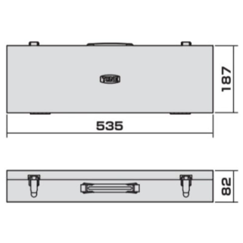 TONE Mixed Socket Wrench Set MX400 Drive Silver 39 Items 12.7mm (1/2") Contents