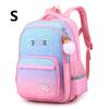 Girls' School Backpack with Cute Doll Pendant Gradient Princess Backpack Nylon Student School Bags Suitable for Ages 1-3-6 Book