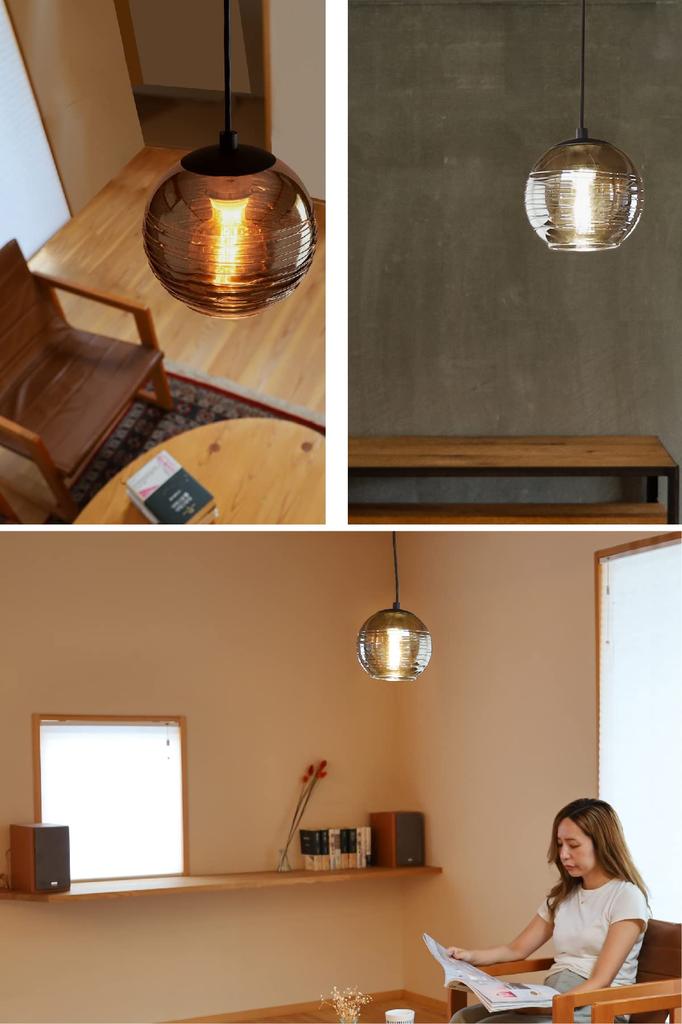 Suspension LED EGLO, Verre, Style Scandinave, Rail de Plafond, Design Rétro pour Salles à Manger, Cuisines, Chambres, Cafés, Entrées, et Plus. Comprend