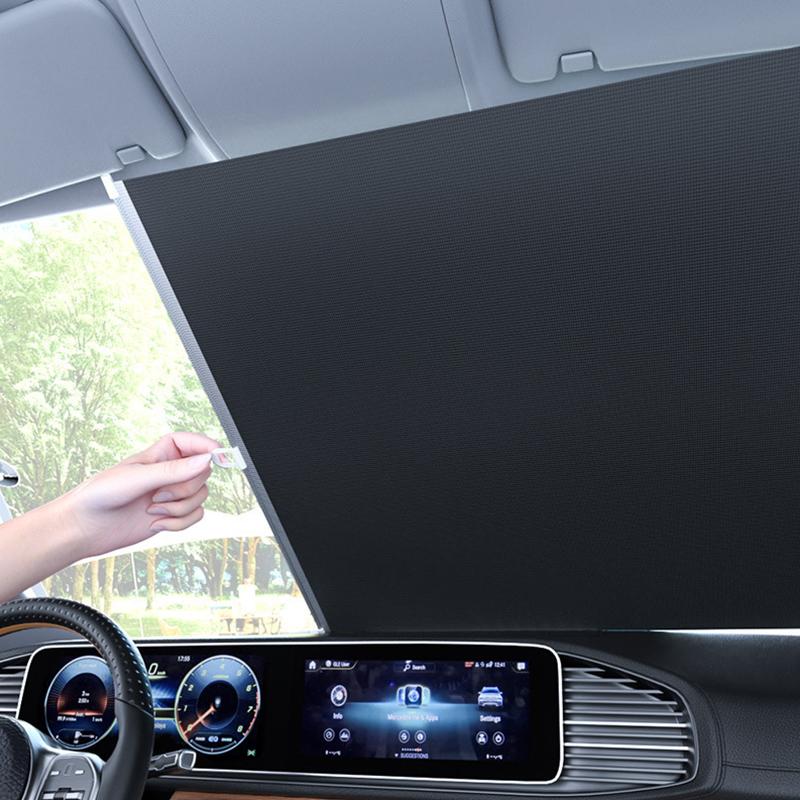 1PC Sunscreen Home Shading Roller Blinds Shade Sunshade Car Shading Curtains Easy To Install Multiple sizes