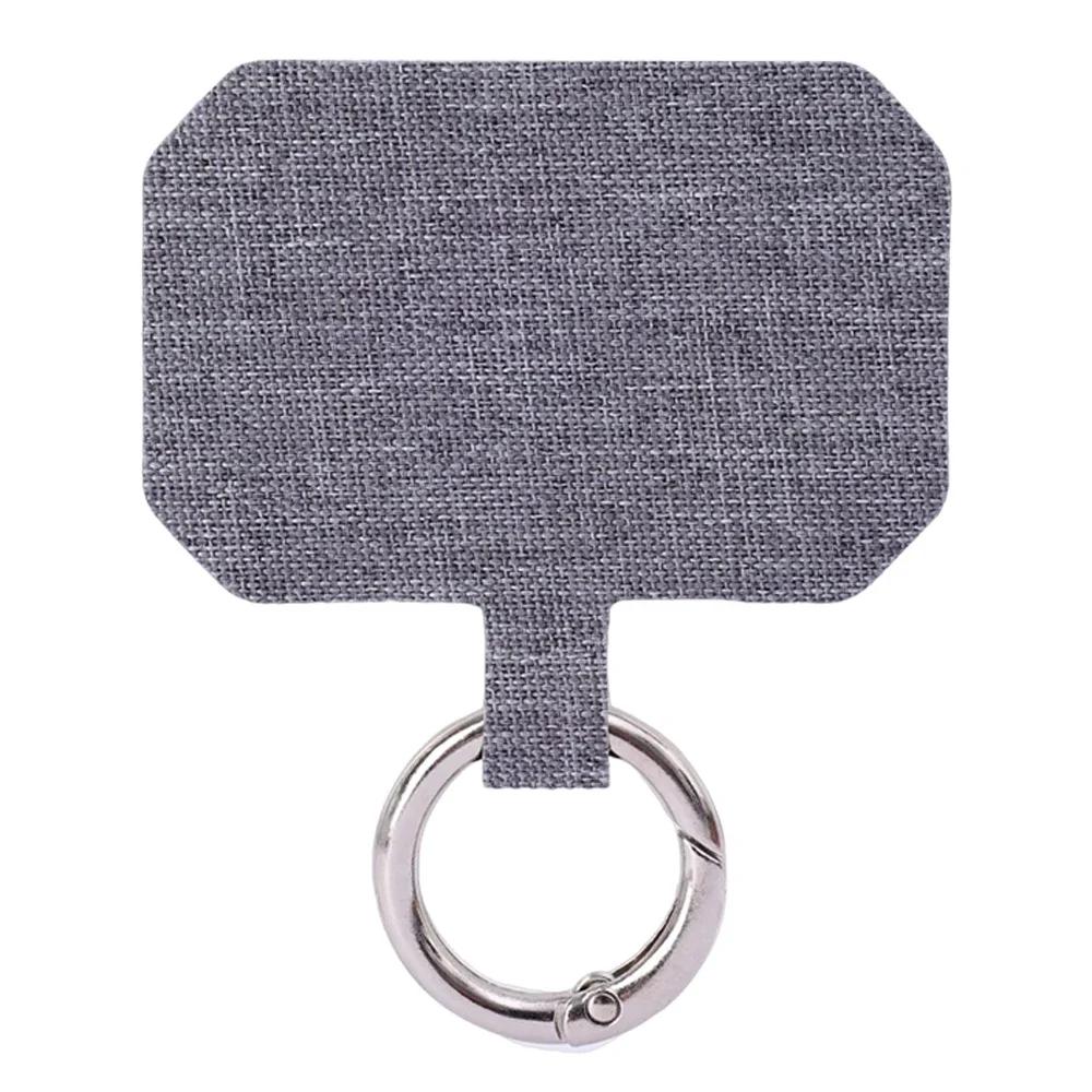 Sturdy Cloth Mobile Phone Lanyard Straps Tether Tabs Gasket Anti-lost Safety Lanyard Cards with Metal Ring for IPhone Samsung