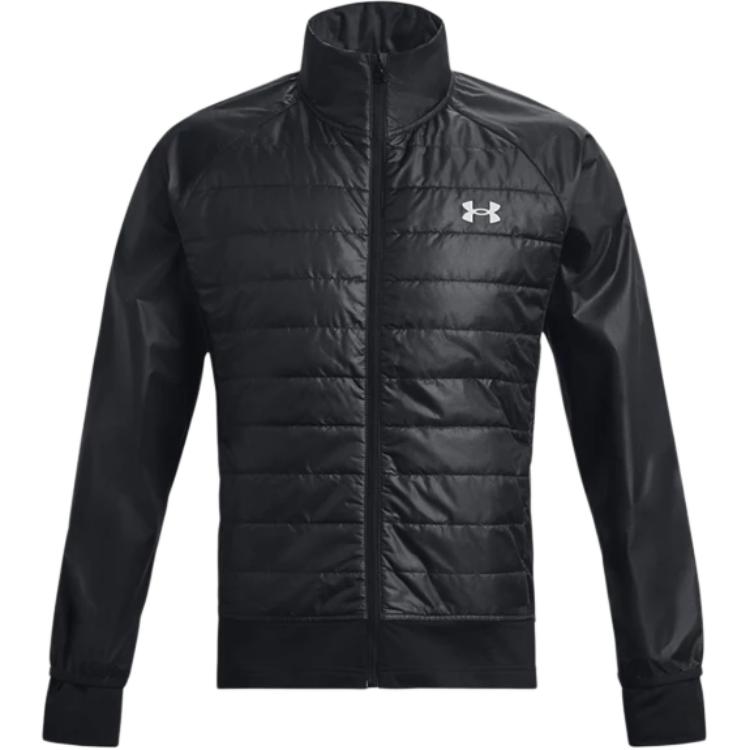 Under Armour Launch Solid Zip Collar Jacket Men Jackets Black 1380868-001
