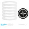 6 Pack Rubber Gaskets Replacement Seal for Nutri Ninja Blender O Ring Replacement for Ninja Auto-iQ Pro Extractor CT680 BL456-30 BL480 BL640 BL681A