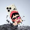 For iPhone 17 Pro Max Case Cute Kid Pattern Printing Straight Edge TPU Phone Back Cover