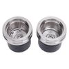 2 Pcs Trailer Bearing Protectors 2.441in Dia Auto Check Stainless Steel Aluminum Alloy for Boat Trailers