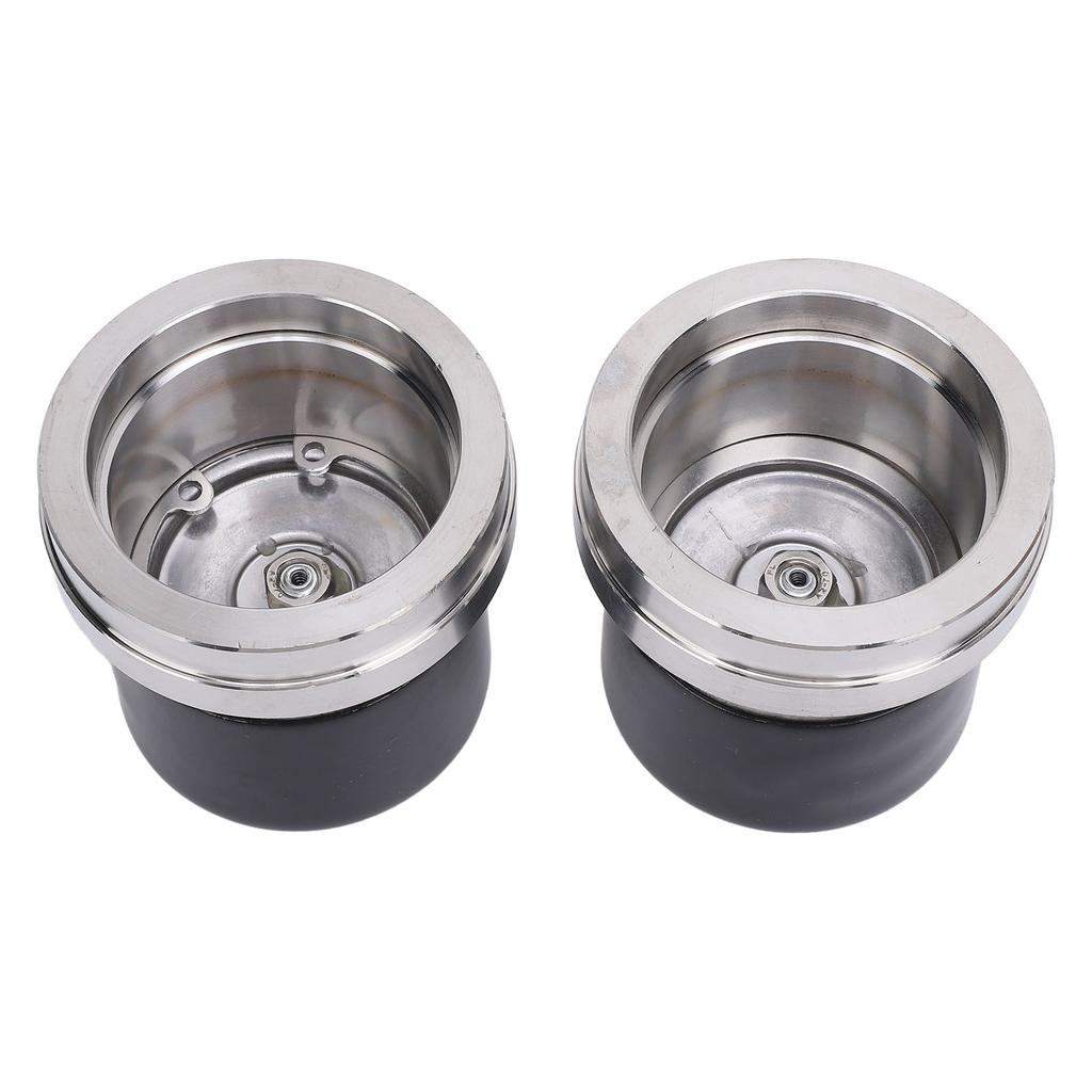 2 Pcs Trailer Bearing Protectors 2.441in Dia Auto Check Stainless Steel Aluminum Alloy for Boat Trailers