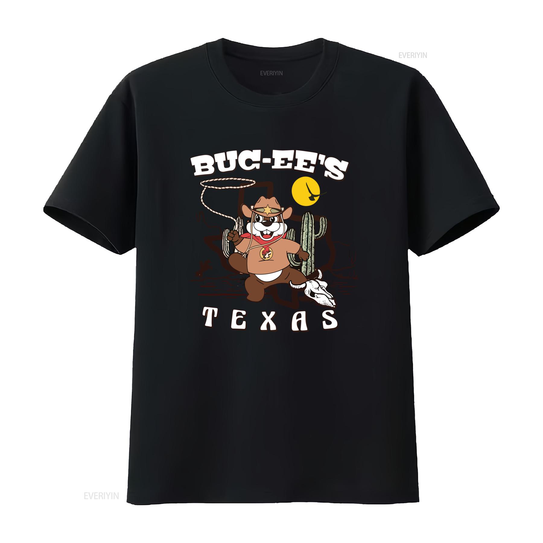 

Buc ees Texas T Shirt for Orange Color KTV8428 vintage Washed streetwear Breathable Slightly Stylish fashion designer clothes 4XL