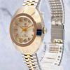 Used Working Item  Good Condition RADO BALBOA Cut Glass Hard Metal Case Automatic Watch Ladies Rado Balboa Combination Bracelet SS Gold Silver